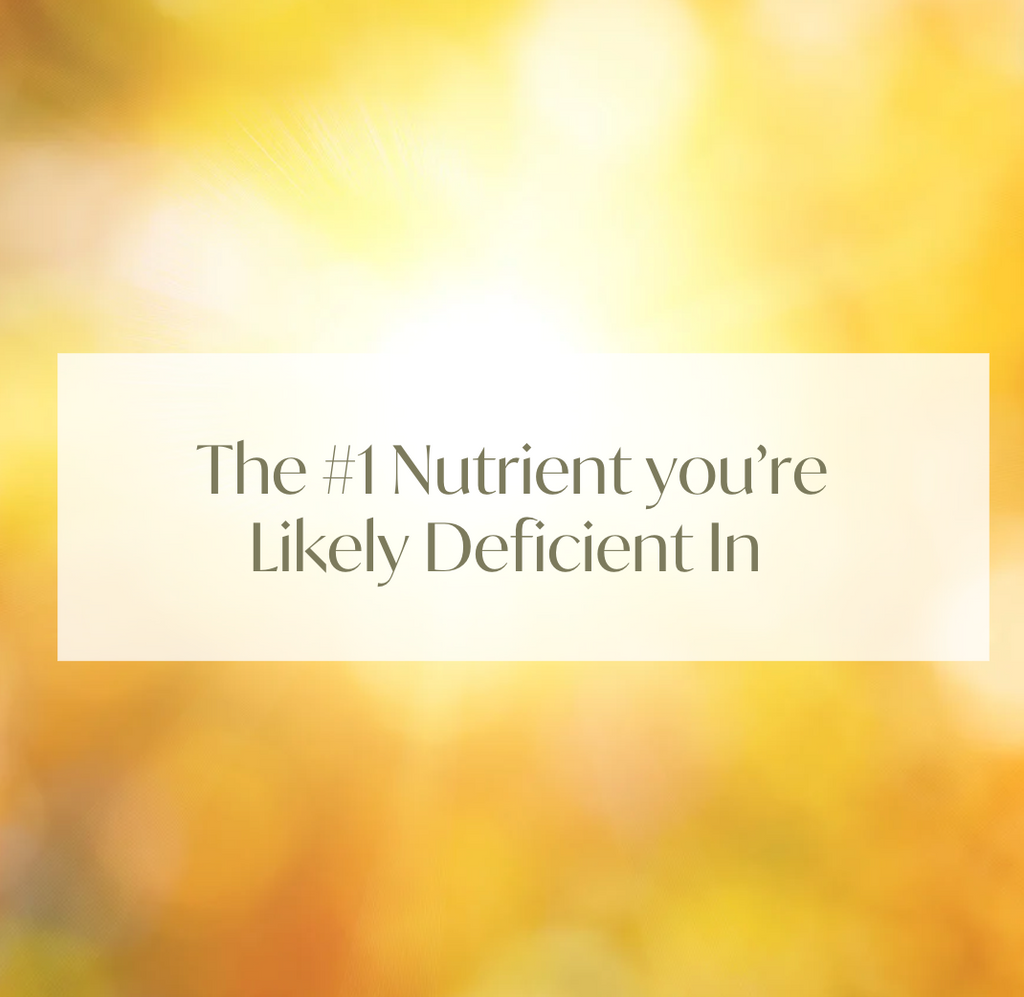 The #1 Nutrient You're Likely Deficient In